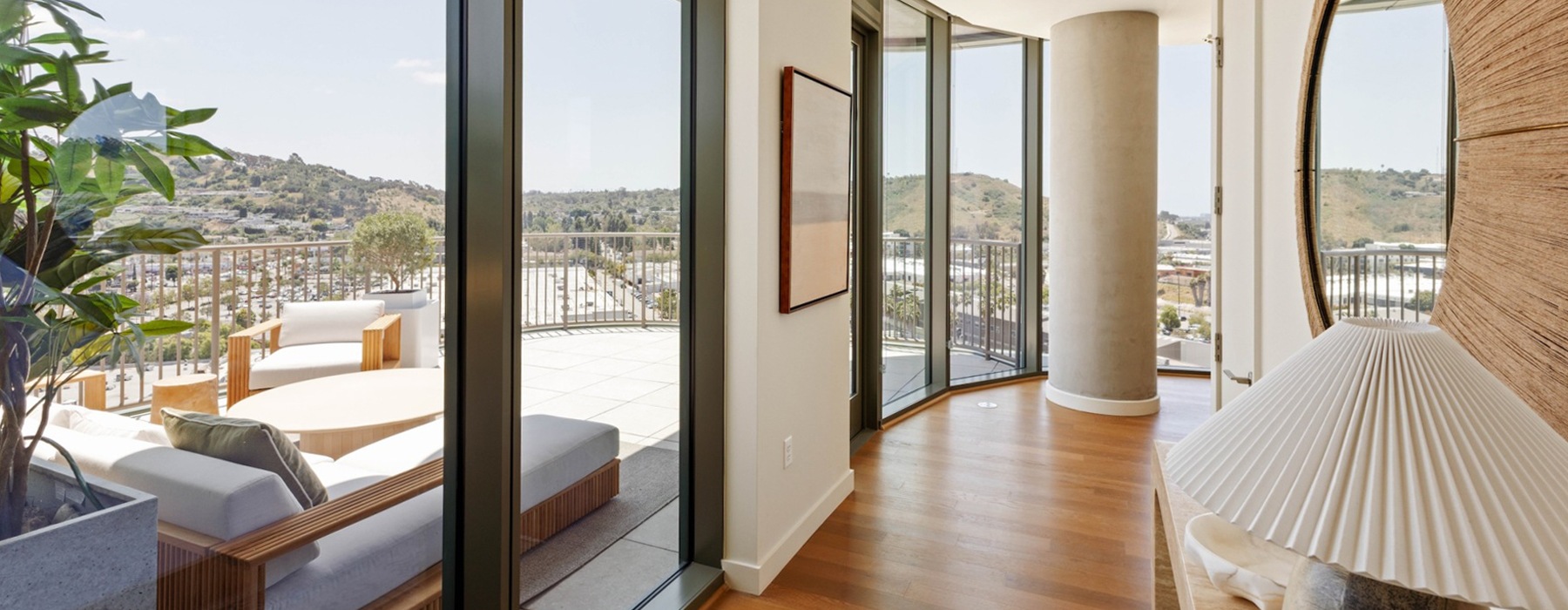 inside room with community views